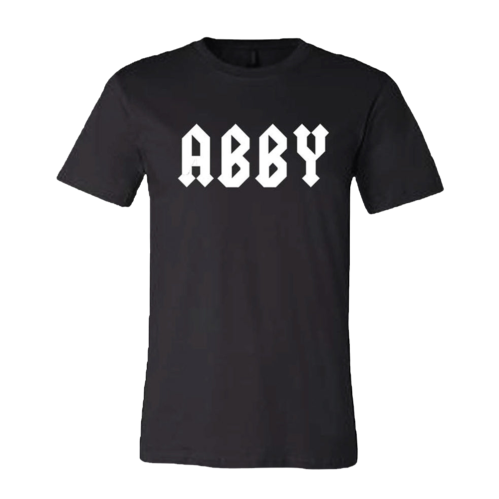 ABBY Black T-Shirt Front